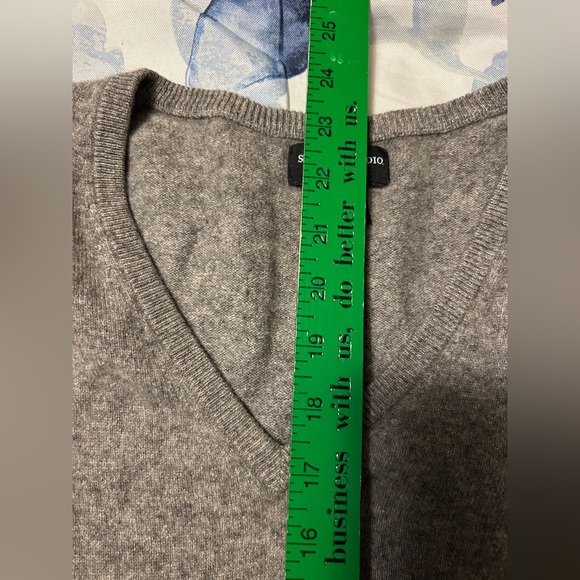 Sutton studio cashmere long sleeve sweater - Picture 5 of 8